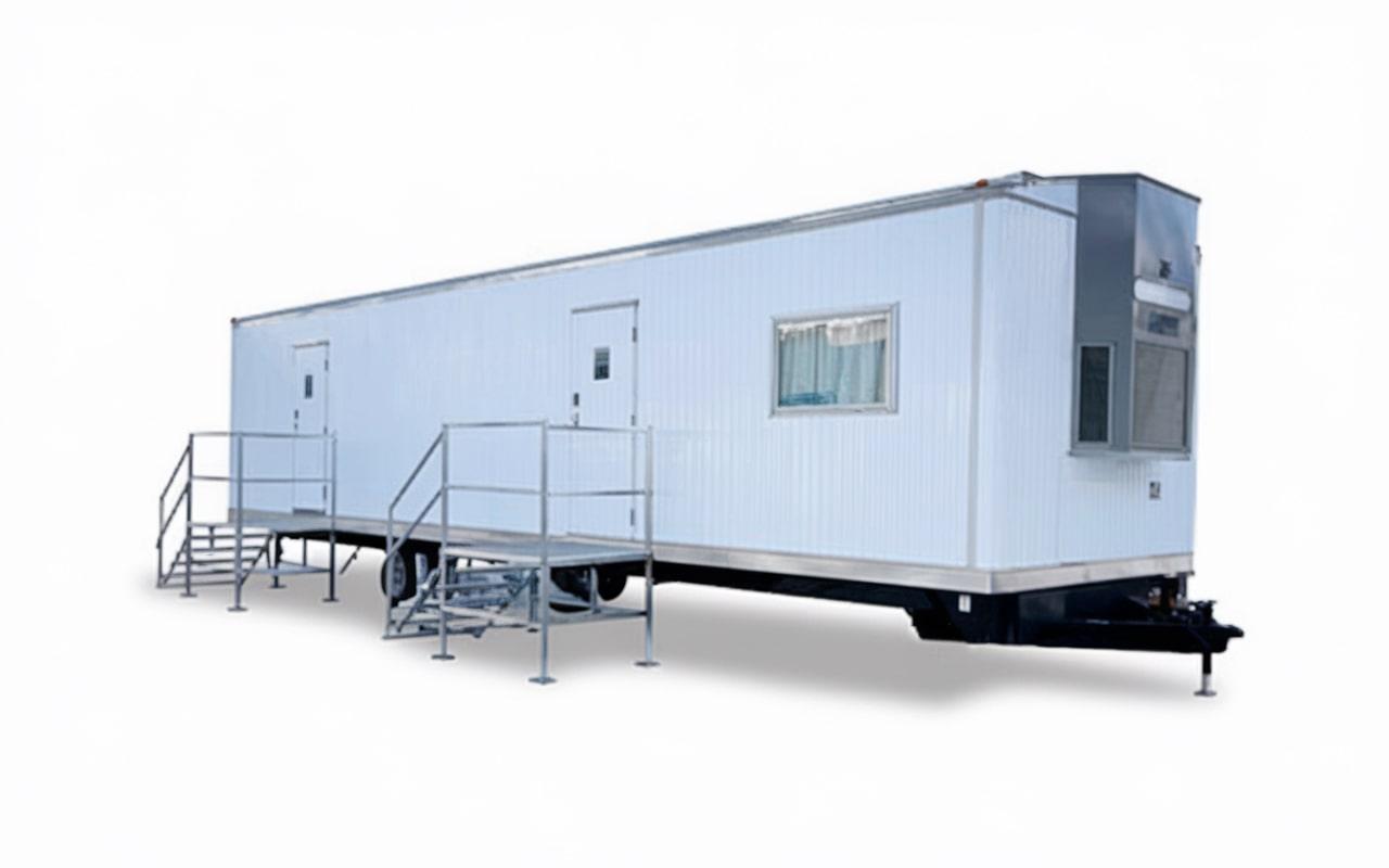 regulations and permits for office trailers depend on the location and can vary, so it's important to check with local authorities